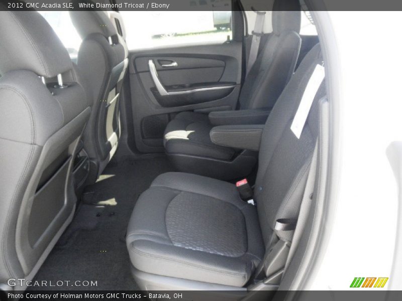 White Diamond Tricoat / Ebony 2012 GMC Acadia SLE