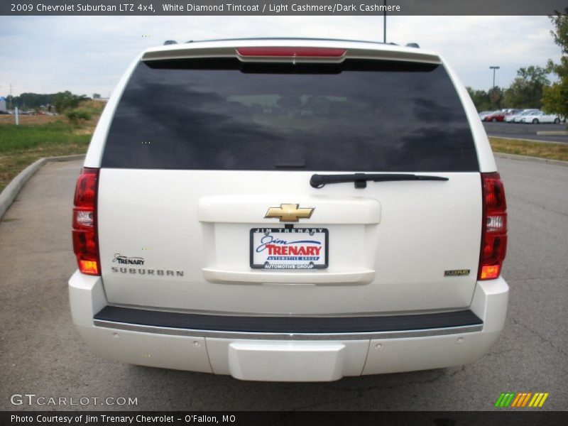 White Diamond Tintcoat / Light Cashmere/Dark Cashmere 2009 Chevrolet Suburban LTZ 4x4