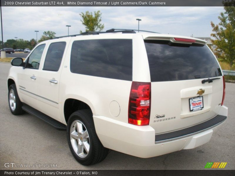 White Diamond Tintcoat / Light Cashmere/Dark Cashmere 2009 Chevrolet Suburban LTZ 4x4
