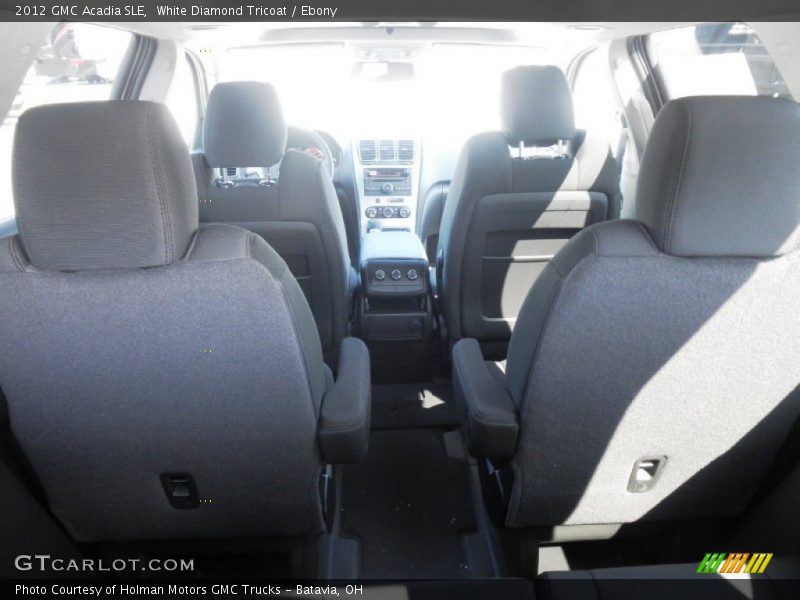White Diamond Tricoat / Ebony 2012 GMC Acadia SLE