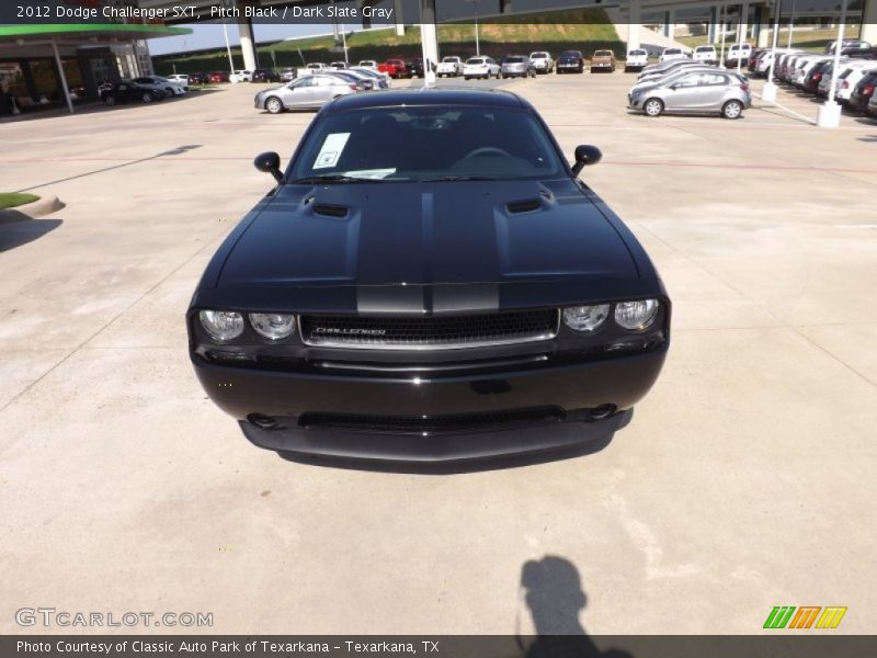 Pitch Black / Dark Slate Gray 2012 Dodge Challenger SXT