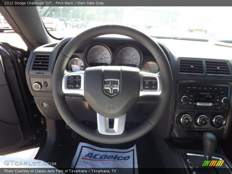 Pitch Black / Dark Slate Gray 2012 Dodge Challenger SXT