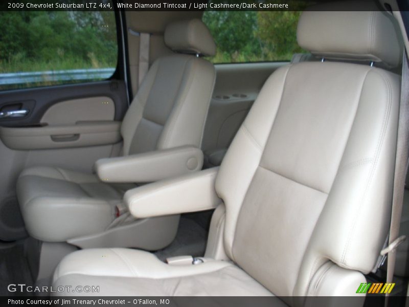 White Diamond Tintcoat / Light Cashmere/Dark Cashmere 2009 Chevrolet Suburban LTZ 4x4
