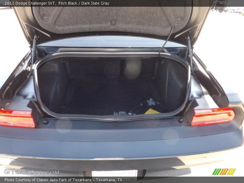 Pitch Black / Dark Slate Gray 2012 Dodge Challenger SXT