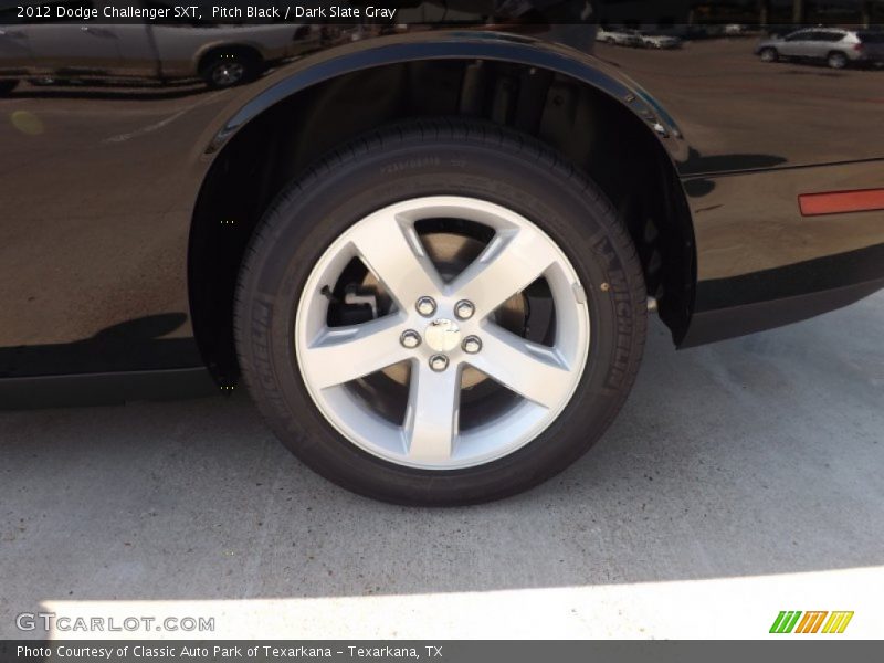 Pitch Black / Dark Slate Gray 2012 Dodge Challenger SXT