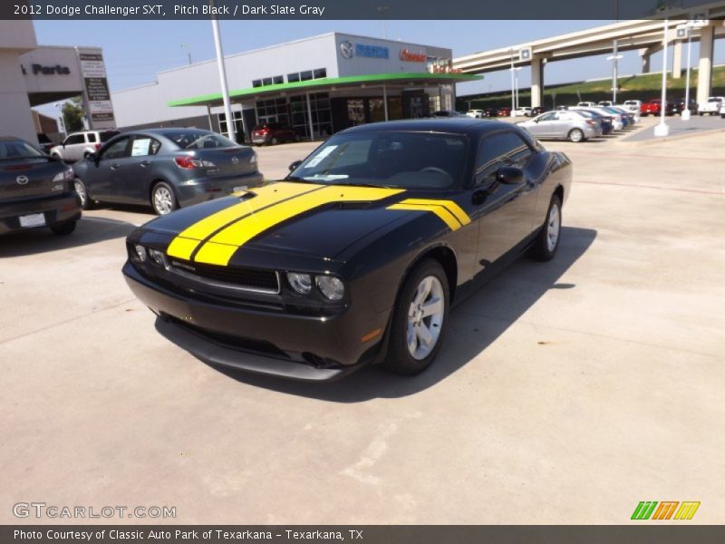 Pitch Black / Dark Slate Gray 2012 Dodge Challenger SXT