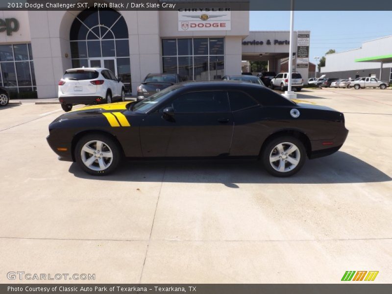 Pitch Black / Dark Slate Gray 2012 Dodge Challenger SXT