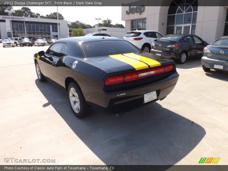 Pitch Black / Dark Slate Gray 2012 Dodge Challenger SXT