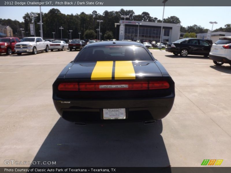 Pitch Black / Dark Slate Gray 2012 Dodge Challenger SXT