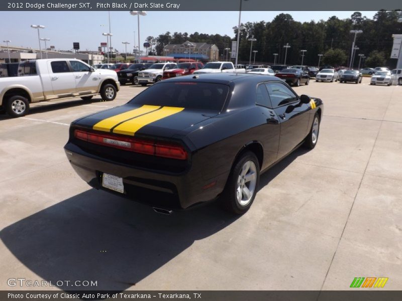 Pitch Black / Dark Slate Gray 2012 Dodge Challenger SXT