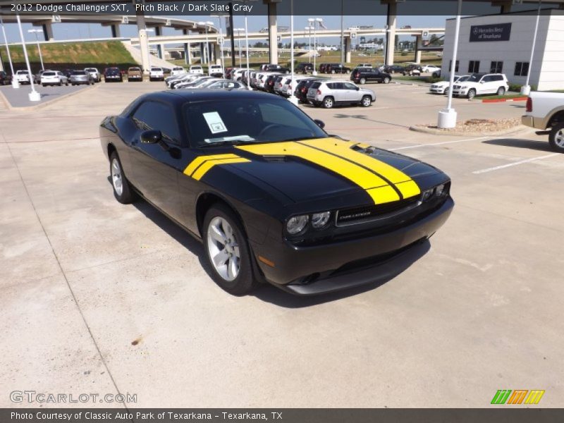 Pitch Black / Dark Slate Gray 2012 Dodge Challenger SXT
