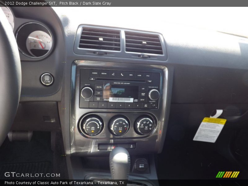 Pitch Black / Dark Slate Gray 2012 Dodge Challenger SXT