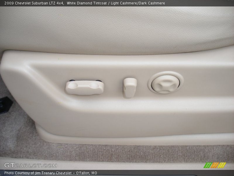 White Diamond Tintcoat / Light Cashmere/Dark Cashmere 2009 Chevrolet Suburban LTZ 4x4
