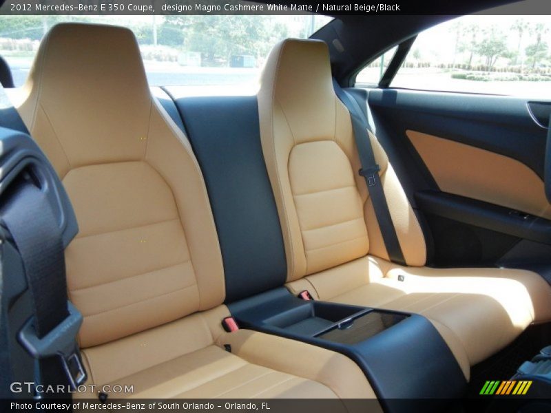 designo Magno Cashmere White Matte / Natural Beige/Black 2012 Mercedes-Benz E 350 Coupe