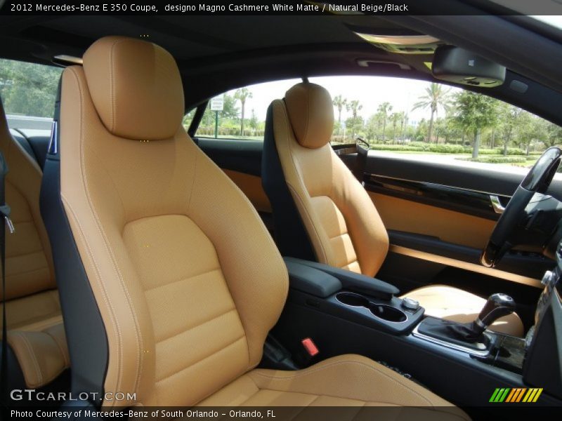  2012 E 350 Coupe Natural Beige/Black Interior