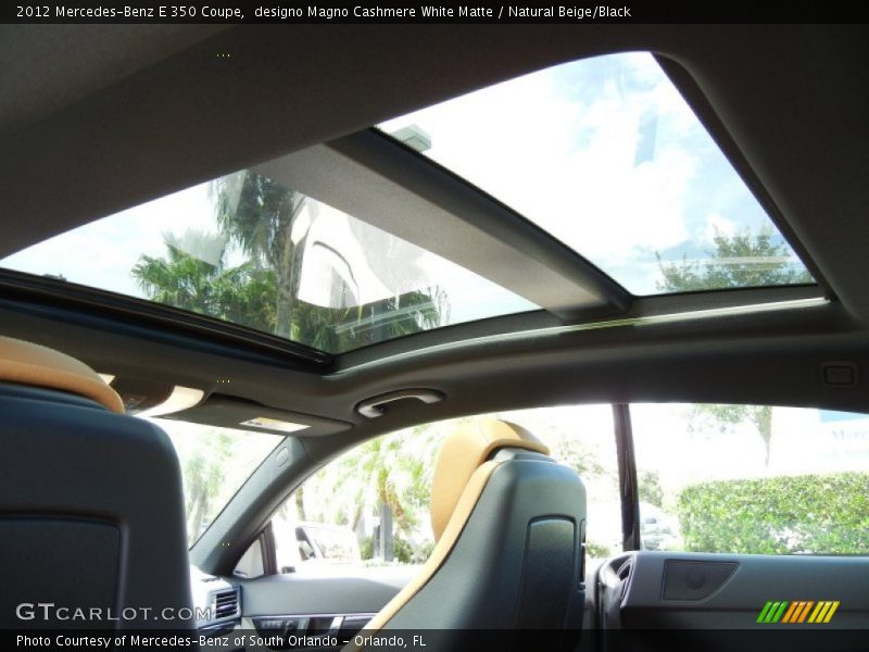 Sunroof of 2012 E 350 Coupe