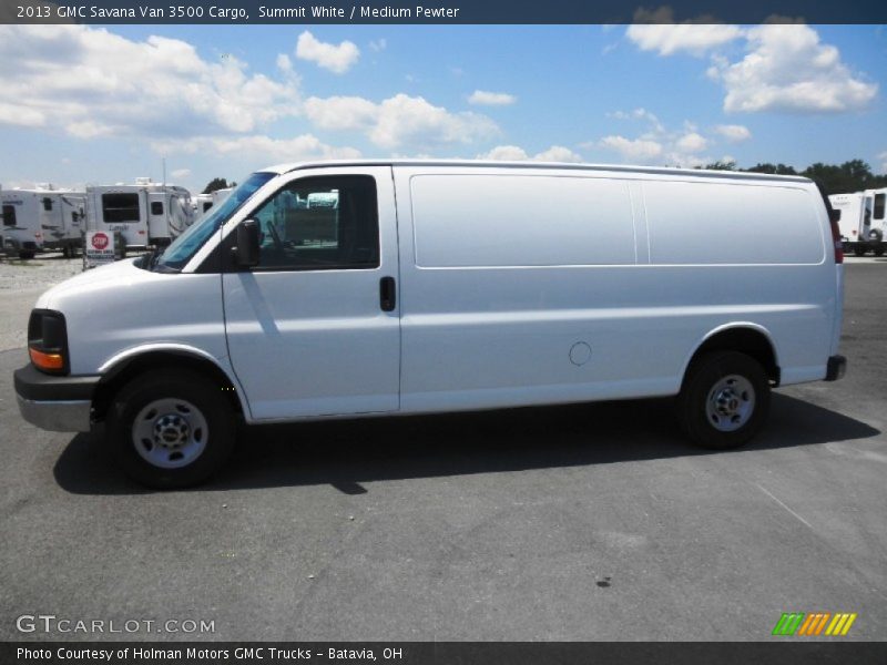 Summit White / Medium Pewter 2013 GMC Savana Van 3500 Cargo