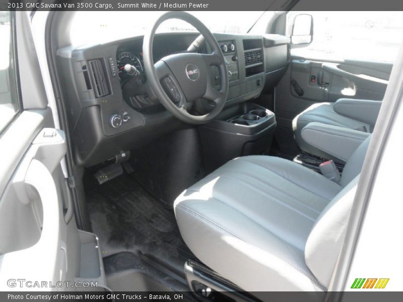 Summit White / Medium Pewter 2013 GMC Savana Van 3500 Cargo