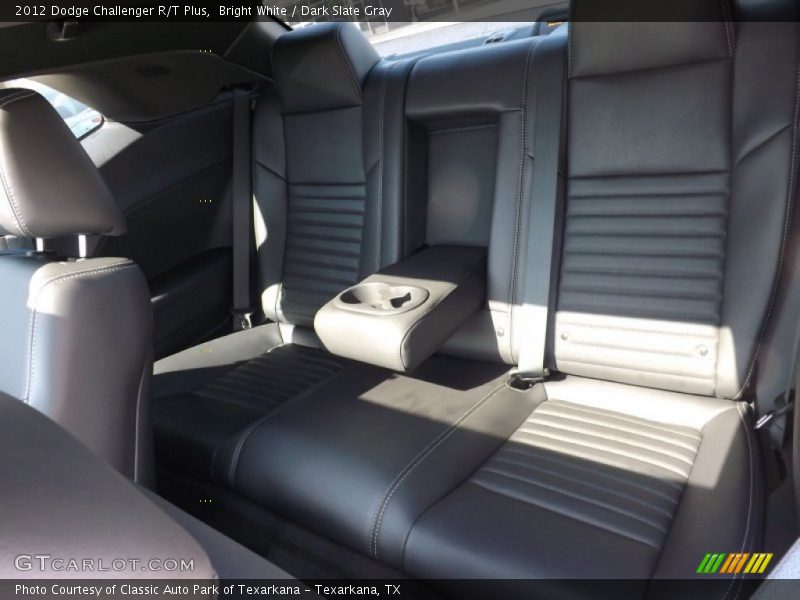 Bright White / Dark Slate Gray 2012 Dodge Challenger R/T Plus