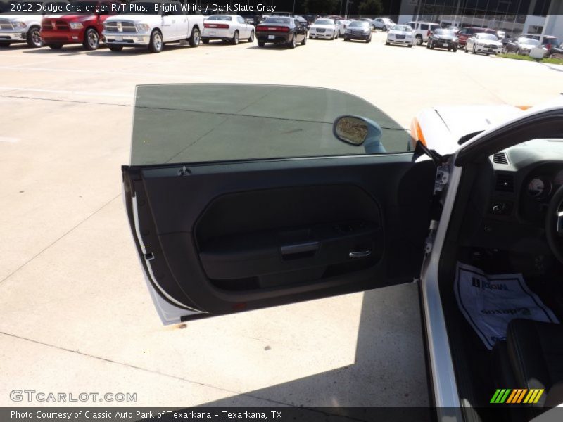 Bright White / Dark Slate Gray 2012 Dodge Challenger R/T Plus