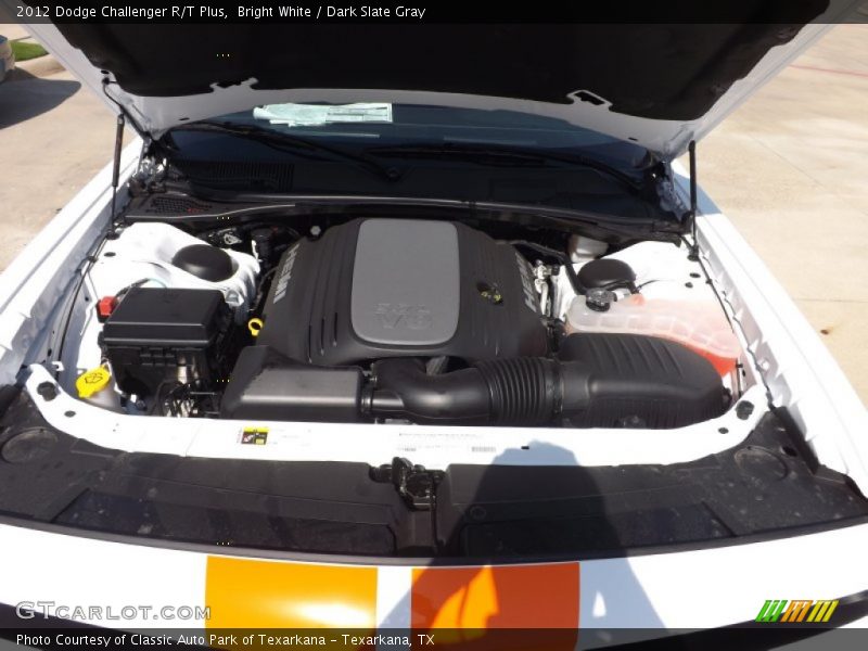 Bright White / Dark Slate Gray 2012 Dodge Challenger R/T Plus