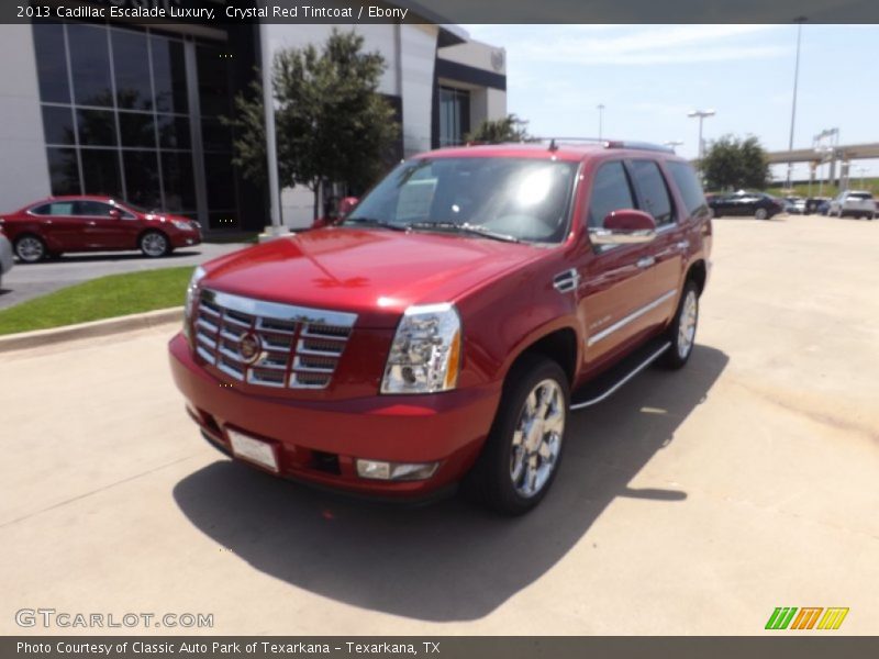 Crystal Red Tintcoat / Ebony 2013 Cadillac Escalade Luxury