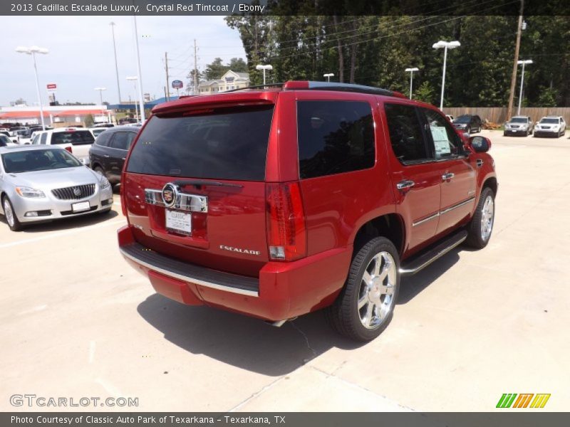 Crystal Red Tintcoat / Ebony 2013 Cadillac Escalade Luxury