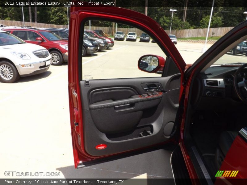 Crystal Red Tintcoat / Ebony 2013 Cadillac Escalade Luxury