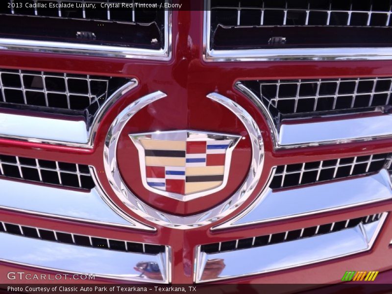 Crystal Red Tintcoat / Ebony 2013 Cadillac Escalade Luxury