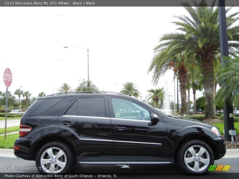 Black / Black 2010 Mercedes-Benz ML 350 4Matic