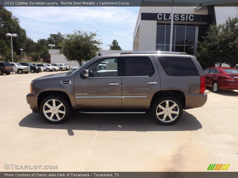 Mocha Steel Metallic / Cashmere/Cocoa 2013 Cadillac Escalade Luxury