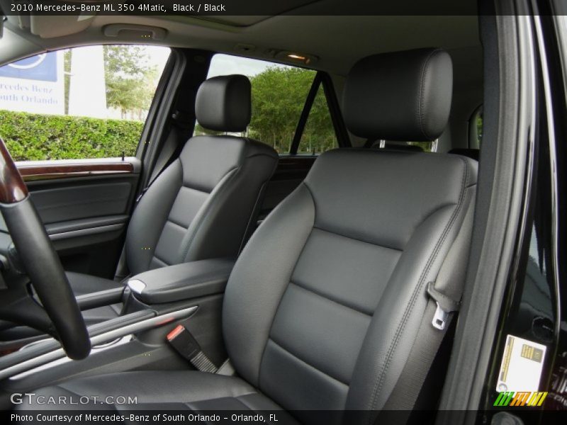 Black / Black 2010 Mercedes-Benz ML 350 4Matic