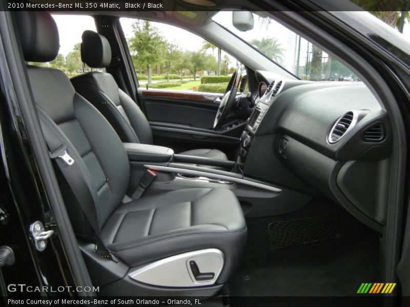 Black / Black 2010 Mercedes-Benz ML 350 4Matic