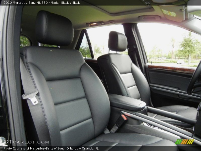 Black / Black 2010 Mercedes-Benz ML 350 4Matic