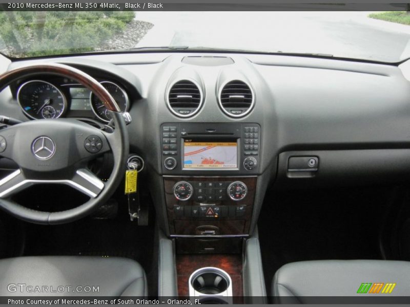 Black / Black 2010 Mercedes-Benz ML 350 4Matic