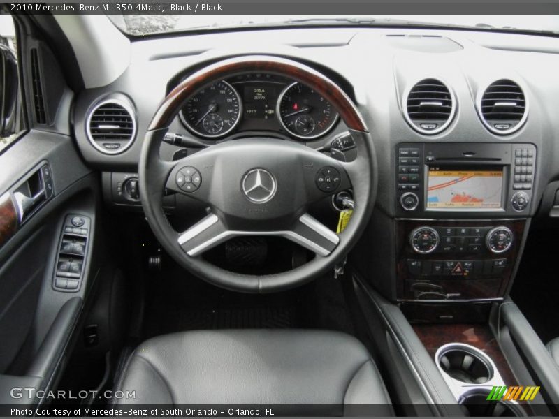 Black / Black 2010 Mercedes-Benz ML 350 4Matic