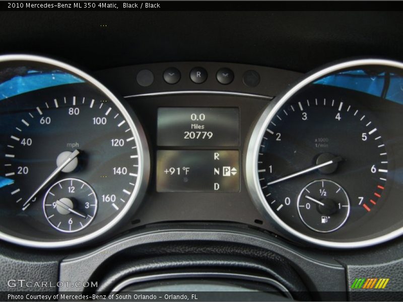 Black / Black 2010 Mercedes-Benz ML 350 4Matic