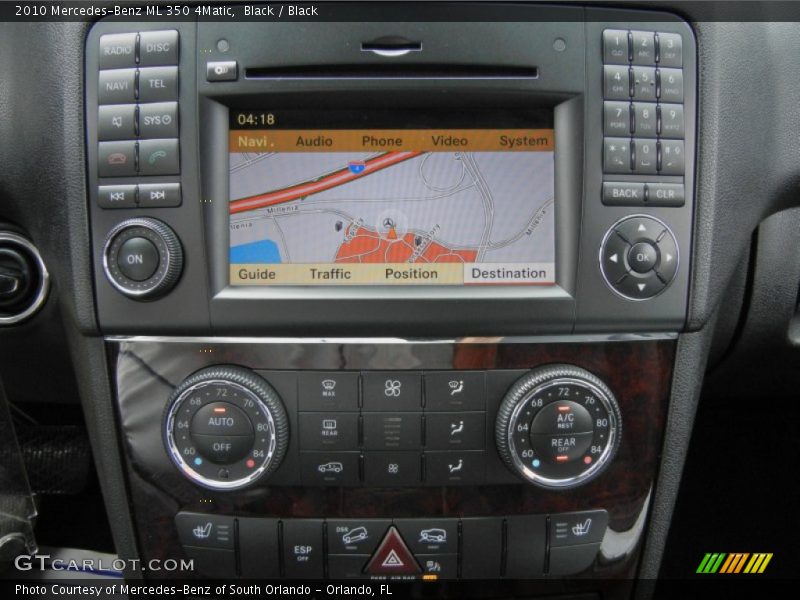 Black / Black 2010 Mercedes-Benz ML 350 4Matic
