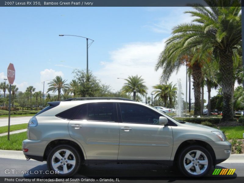 Bamboo Green Pearl / Ivory 2007 Lexus RX 350