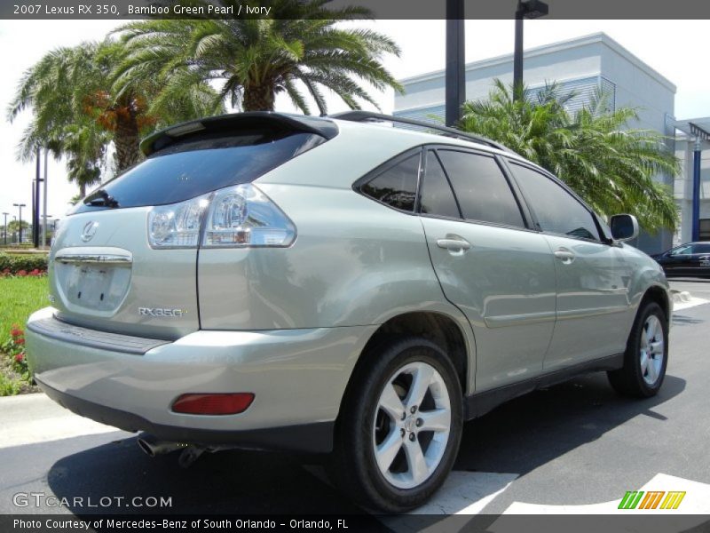 Bamboo Green Pearl / Ivory 2007 Lexus RX 350