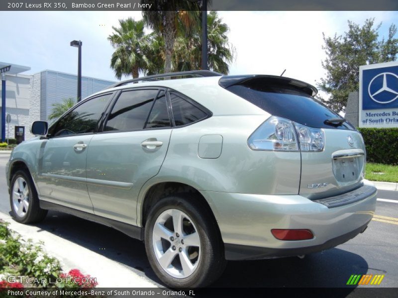 Bamboo Green Pearl / Ivory 2007 Lexus RX 350