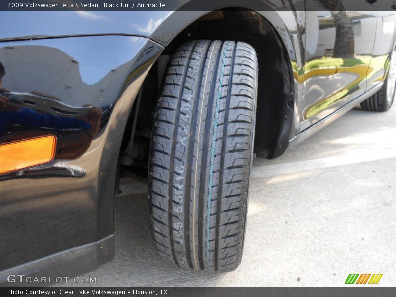 Black Uni / Anthracite 2009 Volkswagen Jetta S Sedan