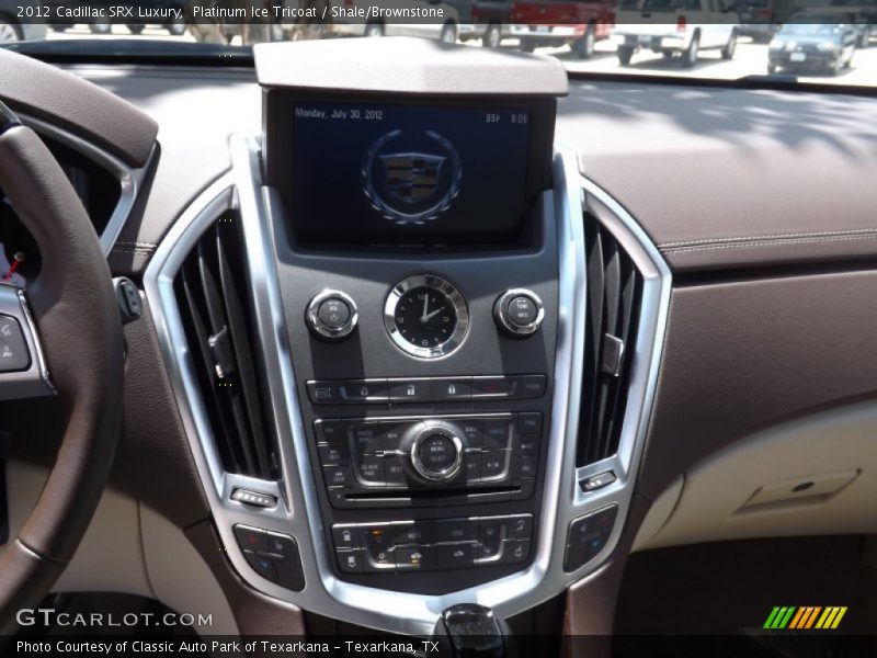 Platinum Ice Tricoat / Shale/Brownstone 2012 Cadillac SRX Luxury