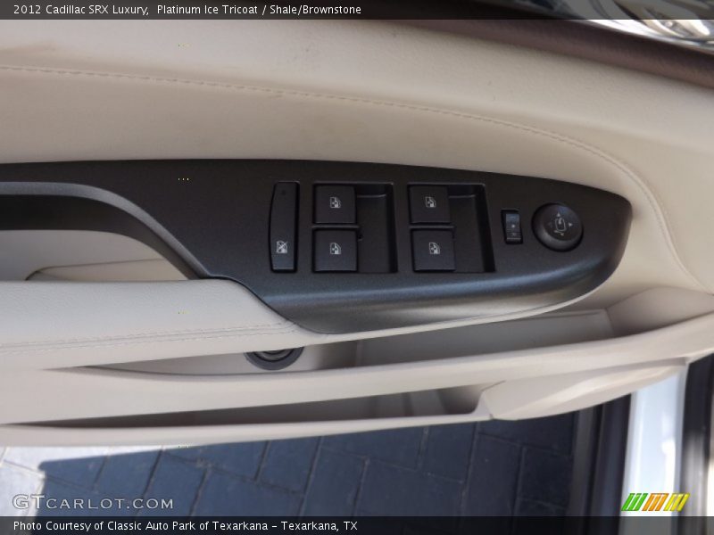 Platinum Ice Tricoat / Shale/Brownstone 2012 Cadillac SRX Luxury