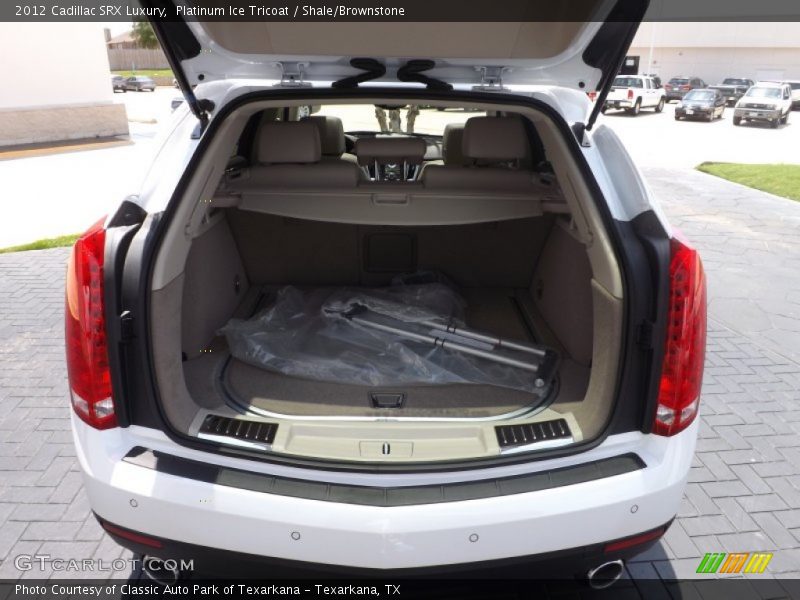 Platinum Ice Tricoat / Shale/Brownstone 2012 Cadillac SRX Luxury
