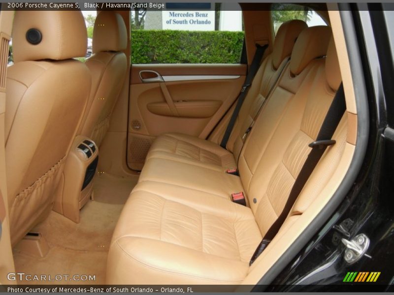 Rear Seat of 2006 Cayenne S