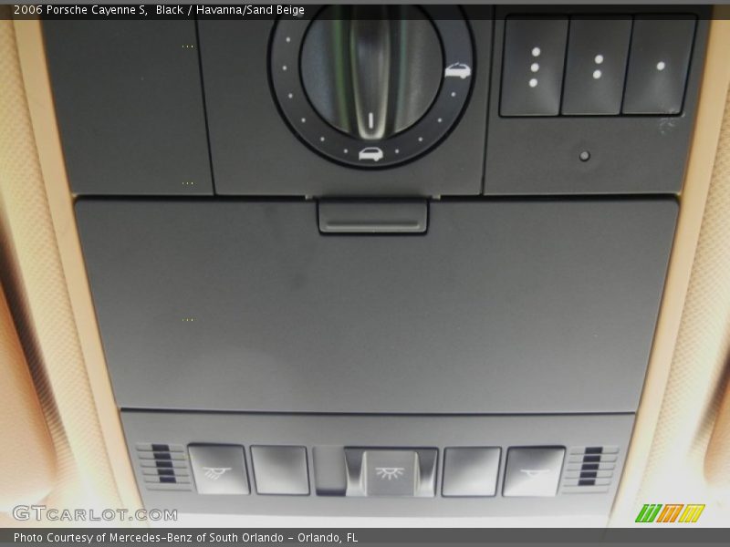 Controls of 2006 Cayenne S