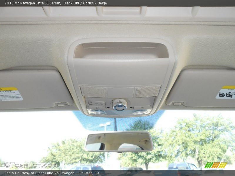 Black Uni / Cornsilk Beige 2013 Volkswagen Jetta SE Sedan