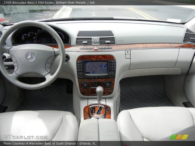 Brilliant Silver Metallic / Ash 2006 Mercedes-Benz S 500 Sedan