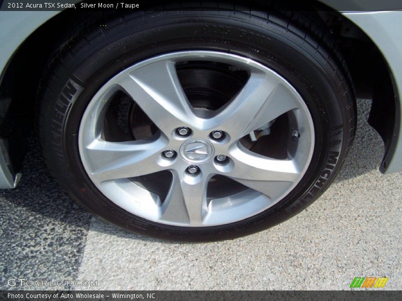 Silver Moon / Taupe 2012 Acura TSX Sedan